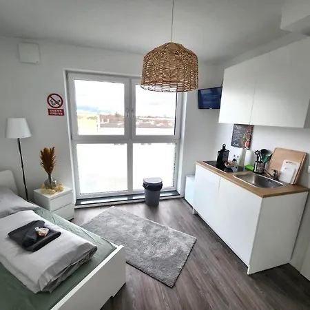 Appartement Modernes Mit Wifi, Aufzug & Kostenlos Parken El-living Augsbourg